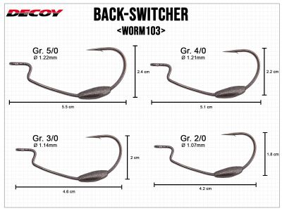DECOY Worm 103 Back Switcher #4/0
