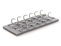 NORIES Black Performance Treble Hooks - Size 8