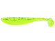 3.5&quot; S-Cape Shad - Lightning Chartreuse