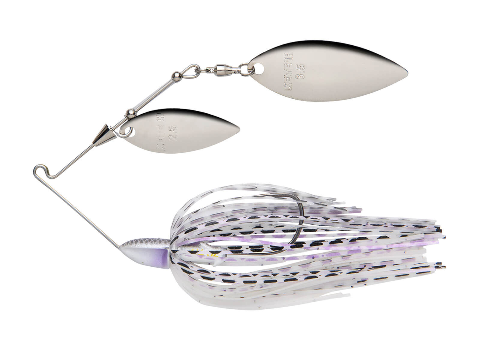 10.5g Baby Tee-Bone Spinnerbaits DW (528) Purple Pearl Shad