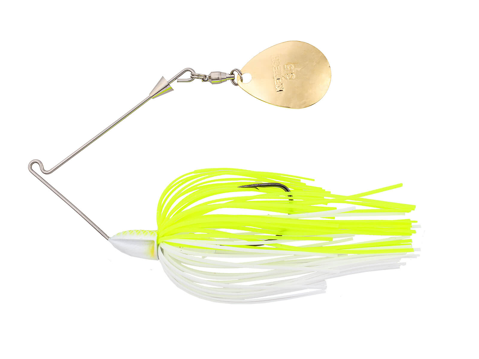 7.0g Baby Tee-Bone Spinnerbaits SC (509) White/Chart