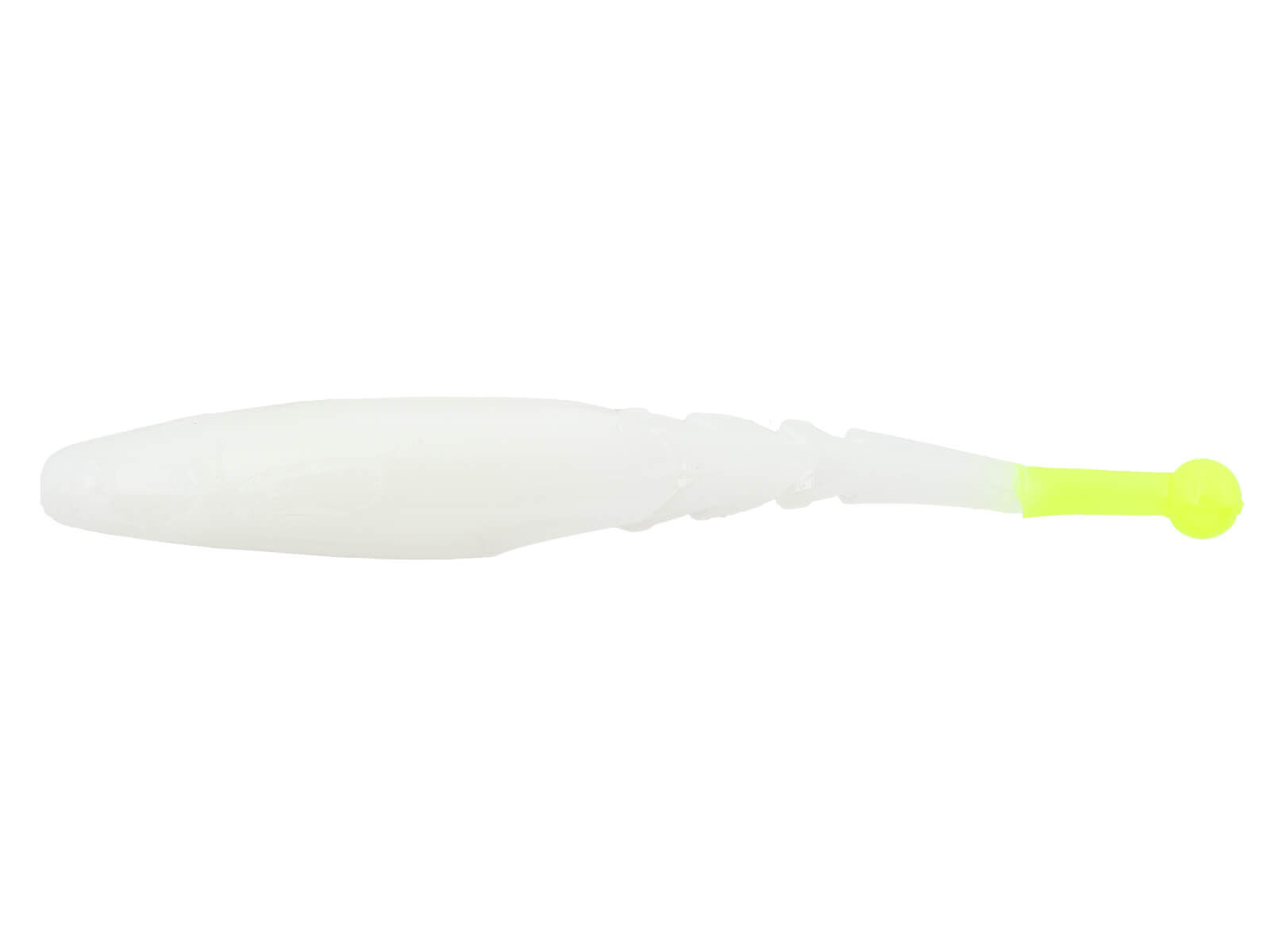 4" Big BallerZ - Glow / Chartreuse Tail