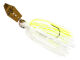 14g Tungsten ChatterBait Elite Evo - Chartreuse / White