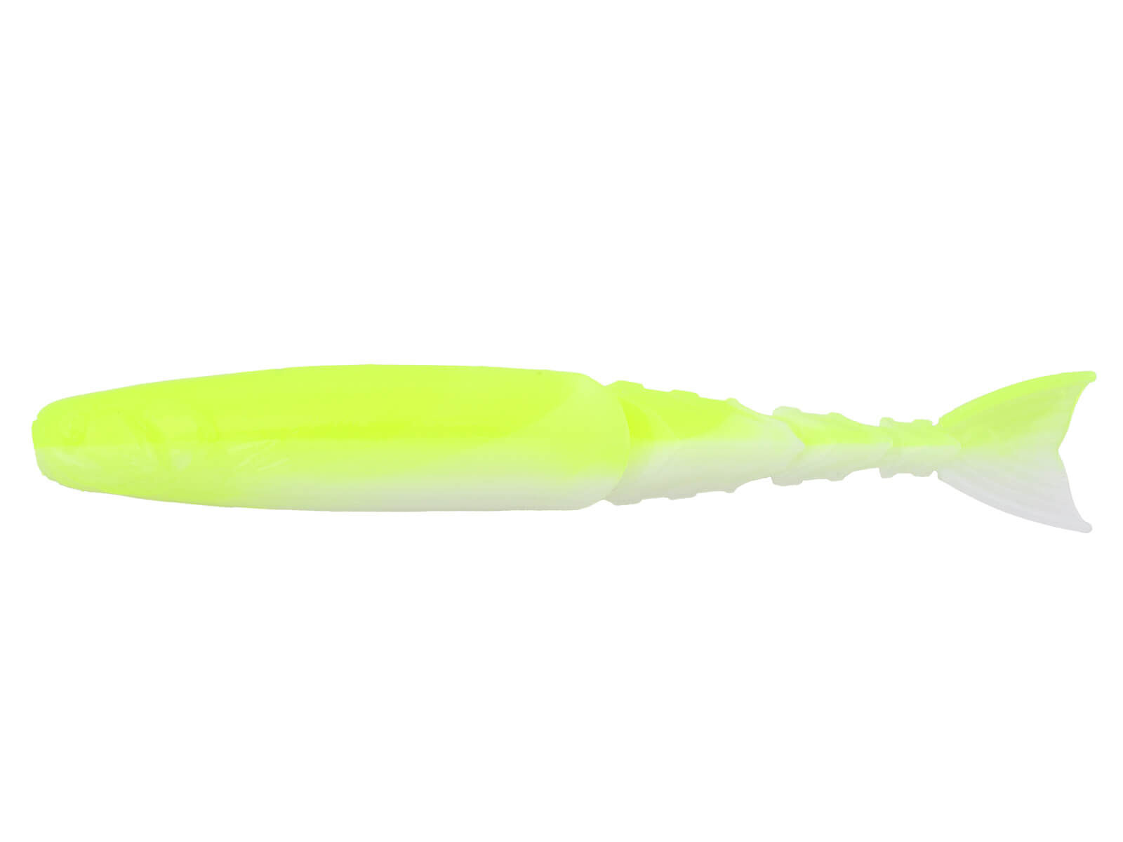 3.5" Chattershad - Chartreuse/White