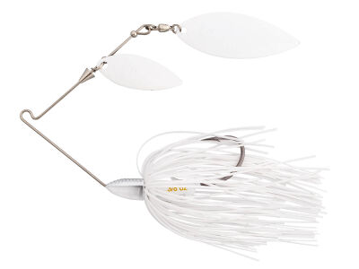 14g Baby Tee-Bone Spinnerbaits Double Willow (010) Super White