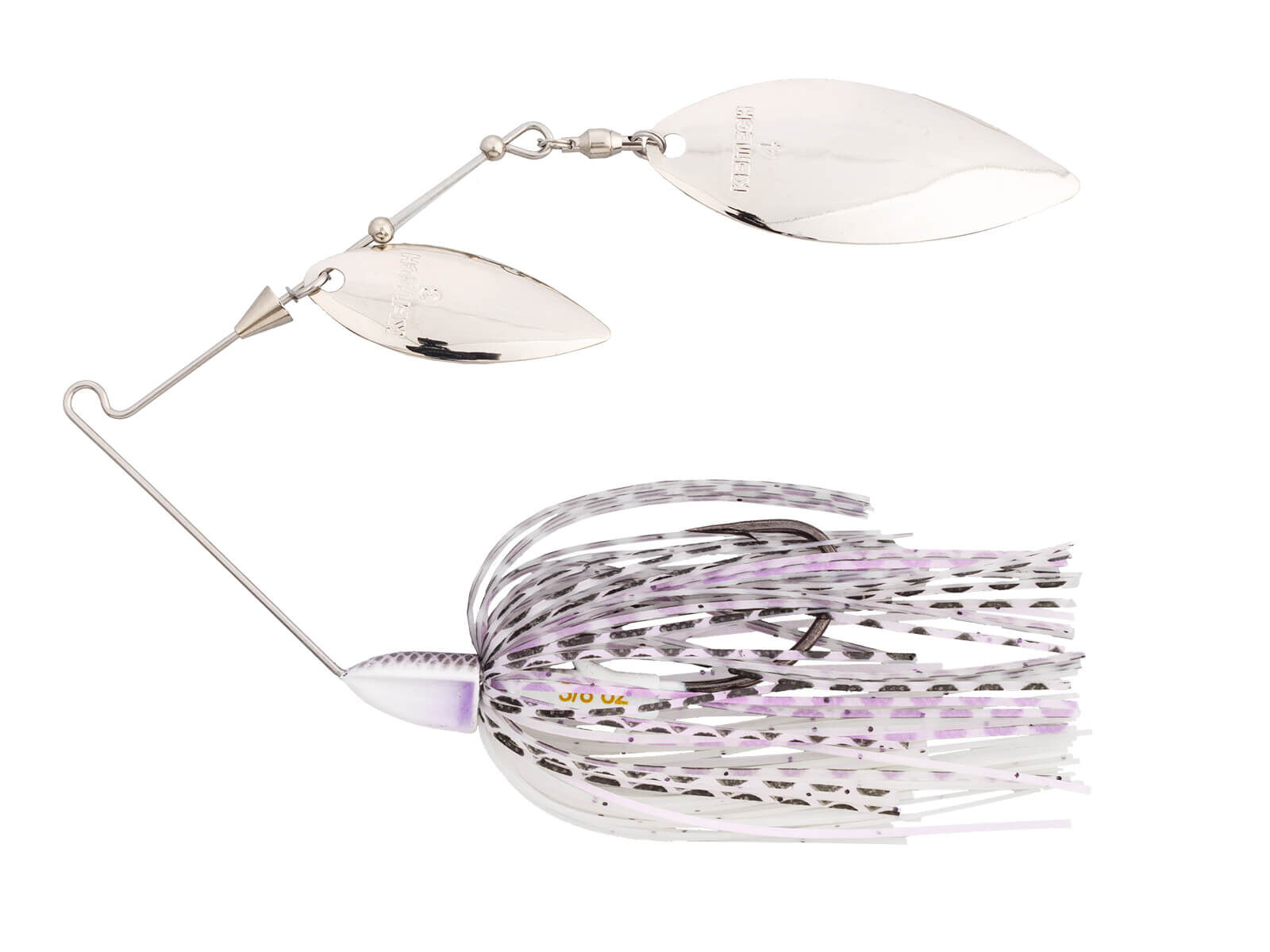 14g Baby Tee-Bone Spinnerbaits Double Willow (528) Purple Pearl Shad