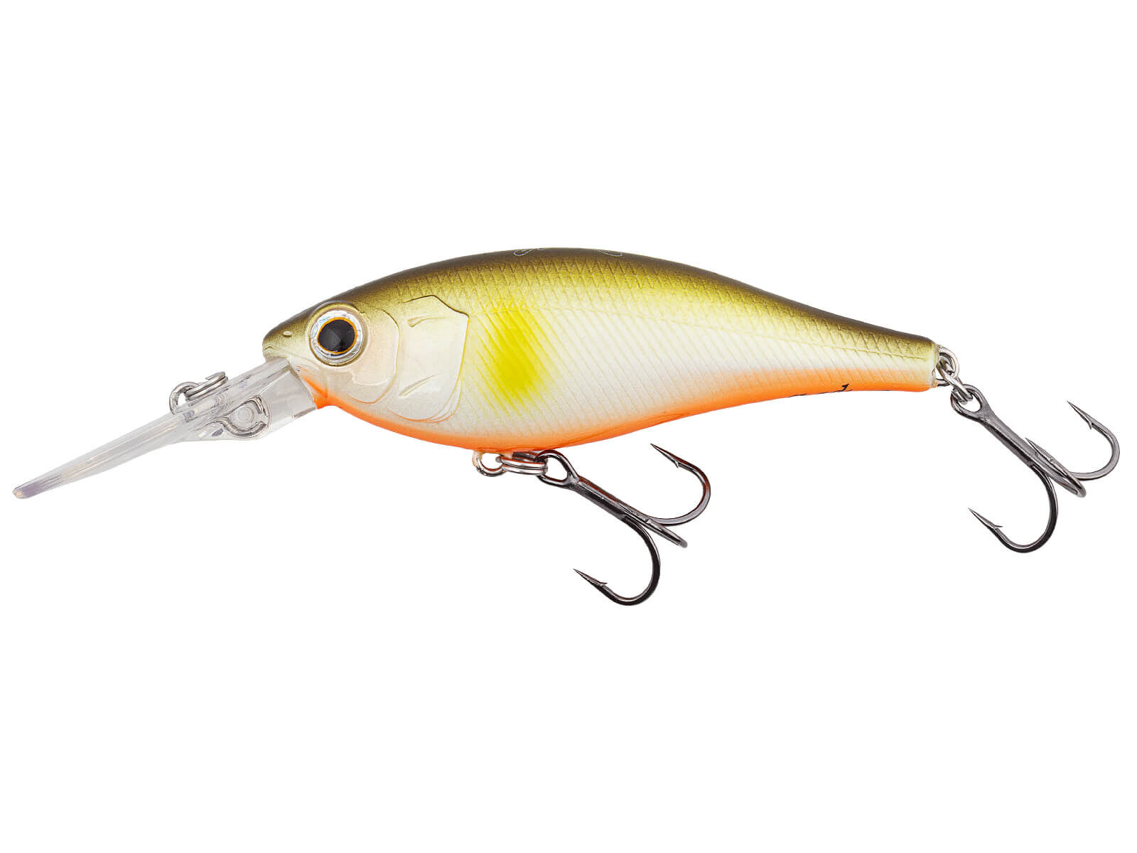 Jetty Shad 62SP (241) Pearl Ayu / Orange Belly